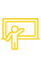 engage icon in yellow colour