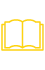 book icon in yellow colour