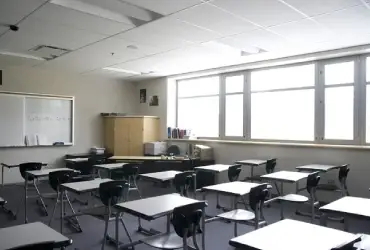 air conditioned classroom at MVM school