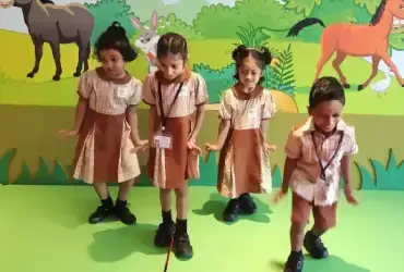 student learns painting from teacher